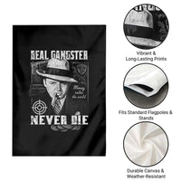 Al Capone Garden Flag Real Ganster Never Die Italian American Mafia - Wonder Print Shop