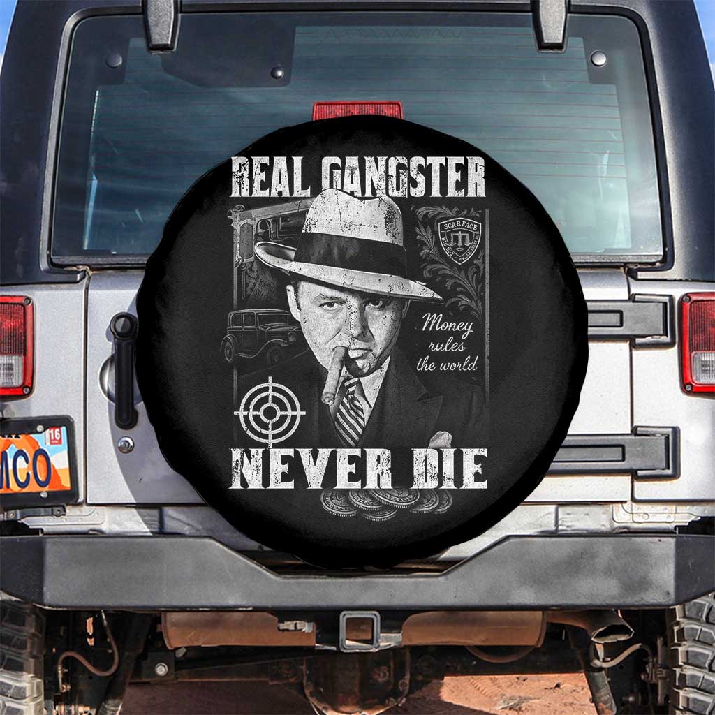 Al Capone Spare Tire Cover Real Ganster Never Die Italian American Mafia - Wonder Print Shop