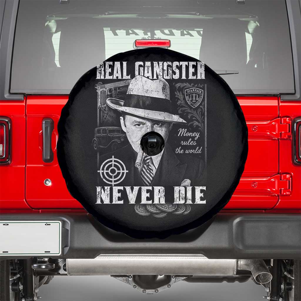 Al Capone Spare Tire Cover Real Ganster Never Die Italian American Mafia - Wonder Print Shop