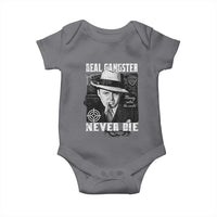Al Capone Baby Onesie Real Ganster Never Die Italian American Mafia - Wonder Print Shop