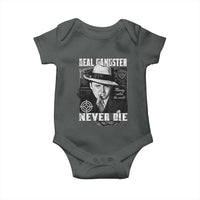 Al Capone Baby Onesie Real Ganster Never Die Italian American Mafia - Wonder Print Shop