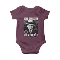 Al Capone Baby Onesie Real Ganster Never Die Italian American Mafia - Wonder Print Shop