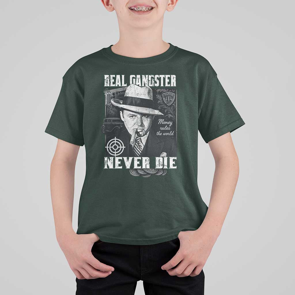 Al Capone T Shirt For Kid Real Ganster Never Die Italian American Mafia - Wonder Print Shop