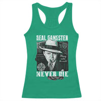 Al Capone Racerback Tank Top Real Ganster Never Die Italian American Mafia - Wonder Print Shop