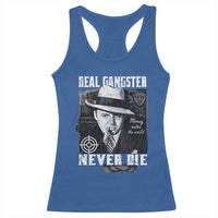 Al Capone Racerback Tank Top Real Ganster Never Die Italian American Mafia - Wonder Print Shop