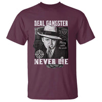 Al Capone T Shirt Real Ganster Never Die Italian American Mafia - Wonder Print Shop
