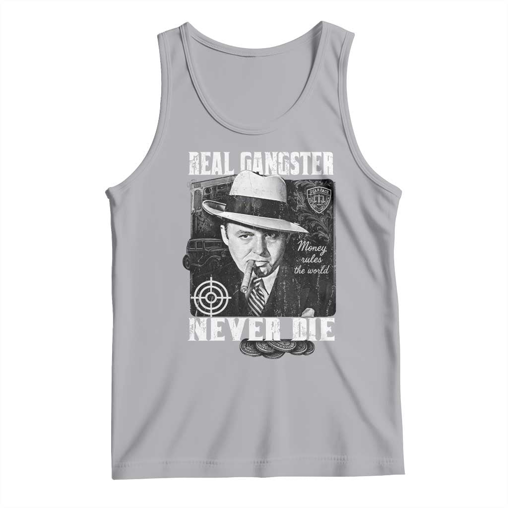 Al Capone Tank Top Real Ganster Never Die Italian American Mafia - Wonder Print Shop
