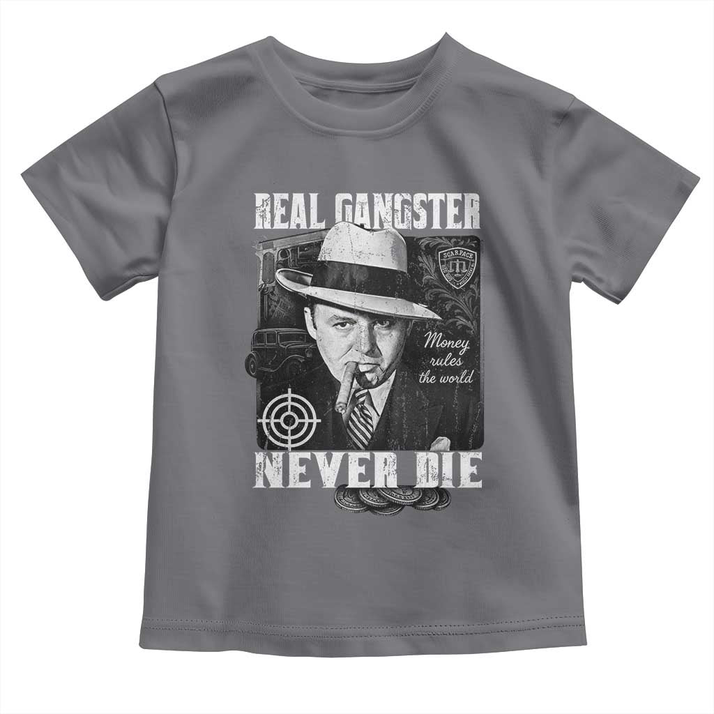Al Capone Toddler T Shirt Real Ganster Never Die Italian American Mafia - Wonder Print Shop
