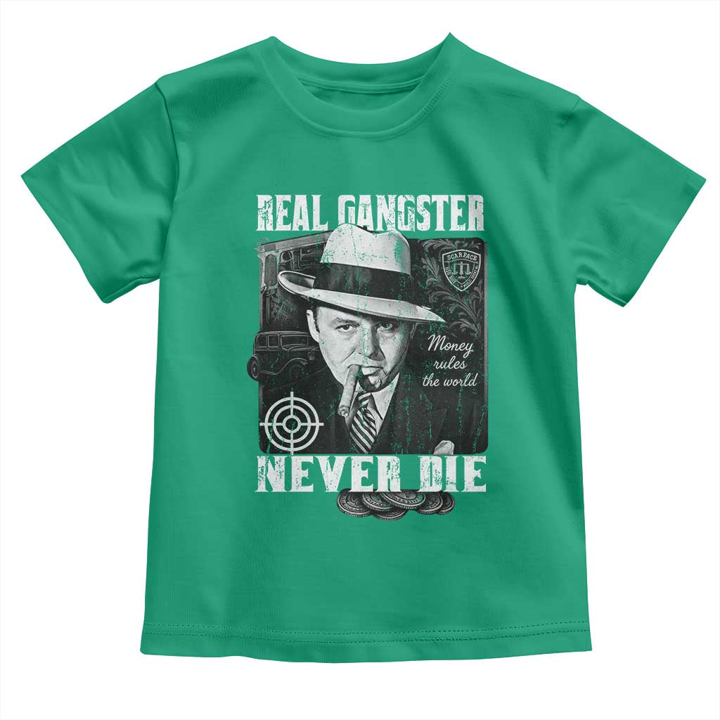 Al Capone Toddler T Shirt Real Ganster Never Die Italian American Mafia - Wonder Print Shop