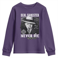 Al Capone Youth Sweatshirt Real Ganster Never Die Italian American Mafia - Wonder Print Shop