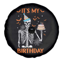 Funny Halloween Birthday Spare Tire Cover Its My Bday Skeleton Cake Party - Wonder Print Shop