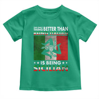 Funny The Only Thing Better Than Being Italian Is Being Sicilian Toddler T Shirt Sicily Italy - Wonder Print Shop