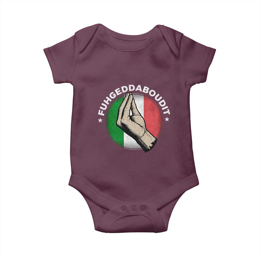 Funny Fuhgeddaboudit Italian Slang Italian Saying Baby Onesie Che Vuoi - Wonder Print Shop