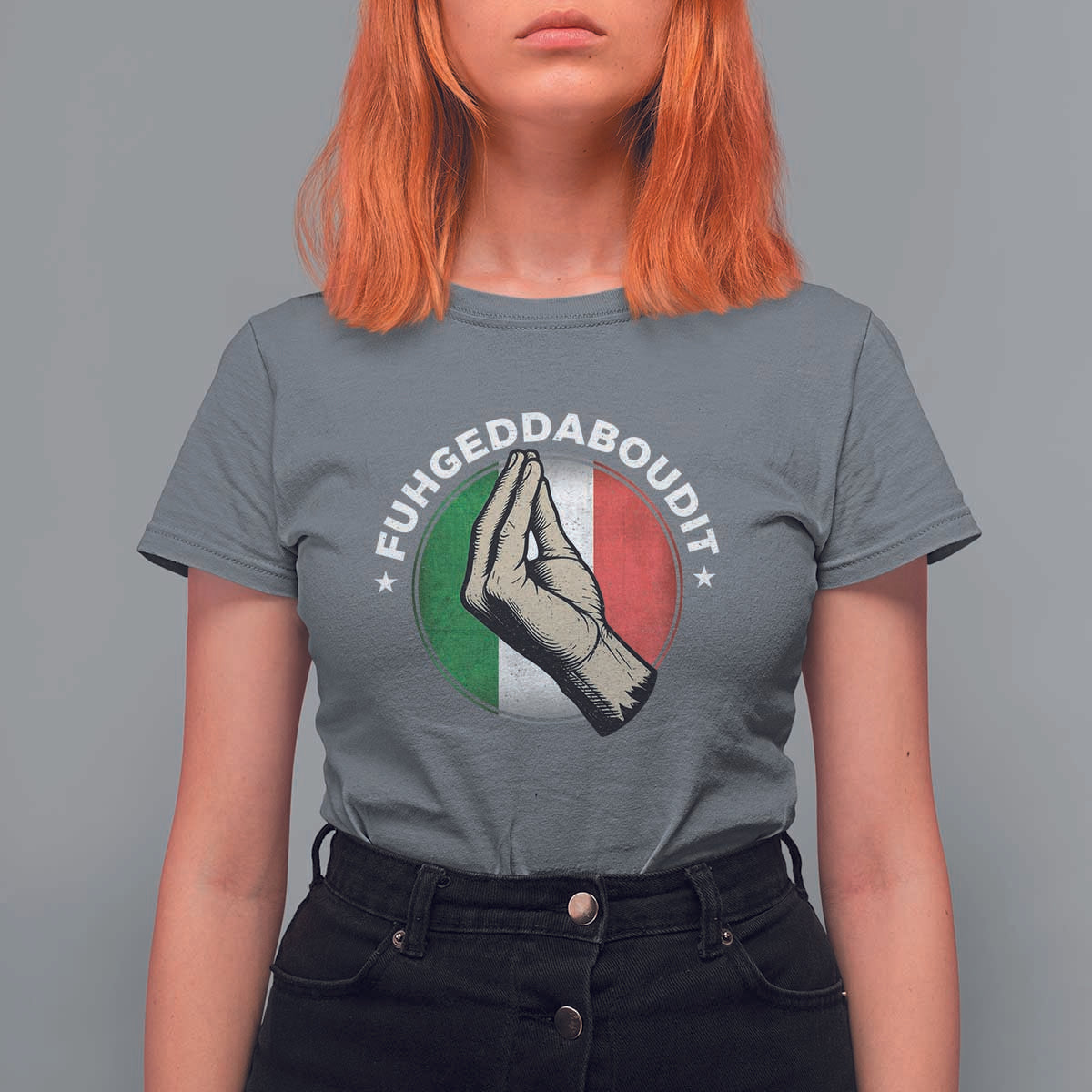 Funny Fuhgeddaboudit Italian Slang Italian Saying T Shirt For Women Che Vuoi - Wonder Print Shop
