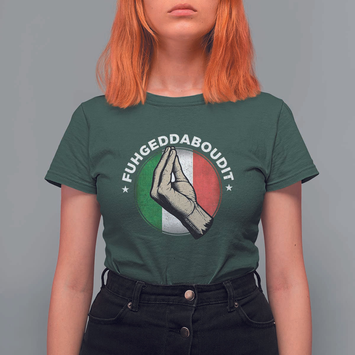 Funny Fuhgeddaboudit Italian Slang Italian Saying T Shirt For Women Che Vuoi - Wonder Print Shop