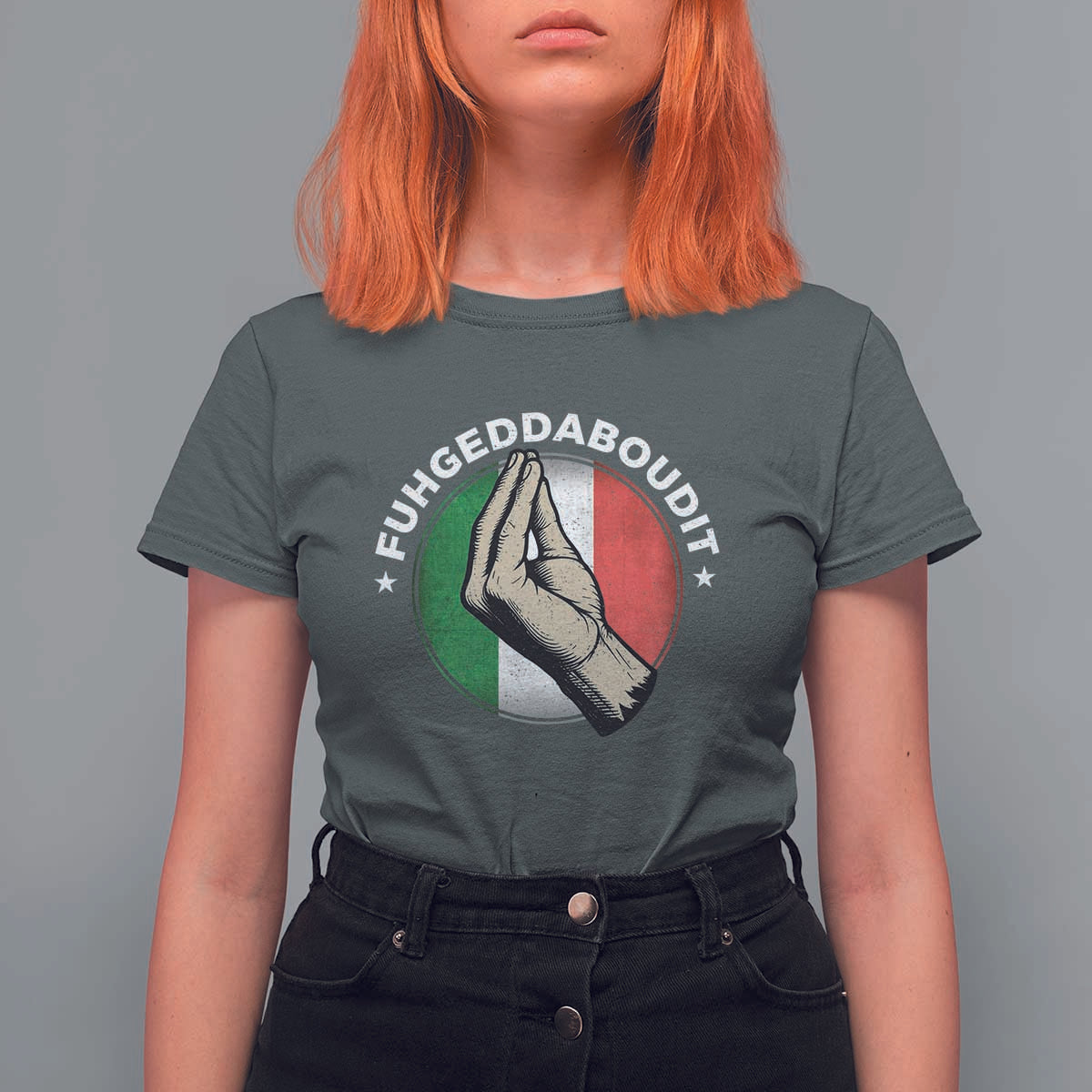 Funny Fuhgeddaboudit Italian Slang Italian Saying T Shirt For Women Che Vuoi - Wonder Print Shop