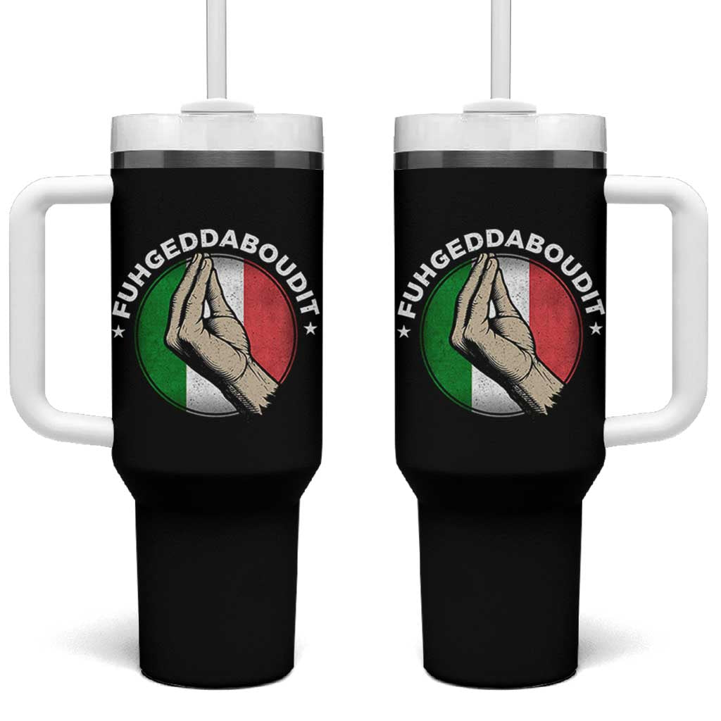 Funny Fuhgeddaboudit Italian Slang Italian Saying Tumbler With Handle Che Vuoi - Wonder Print Shop