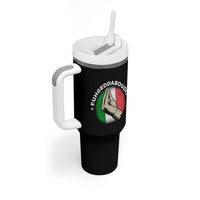 Funny Fuhgeddaboudit Italian Slang Italian Saying Tumbler With Handle Che Vuoi - Wonder Print Shop