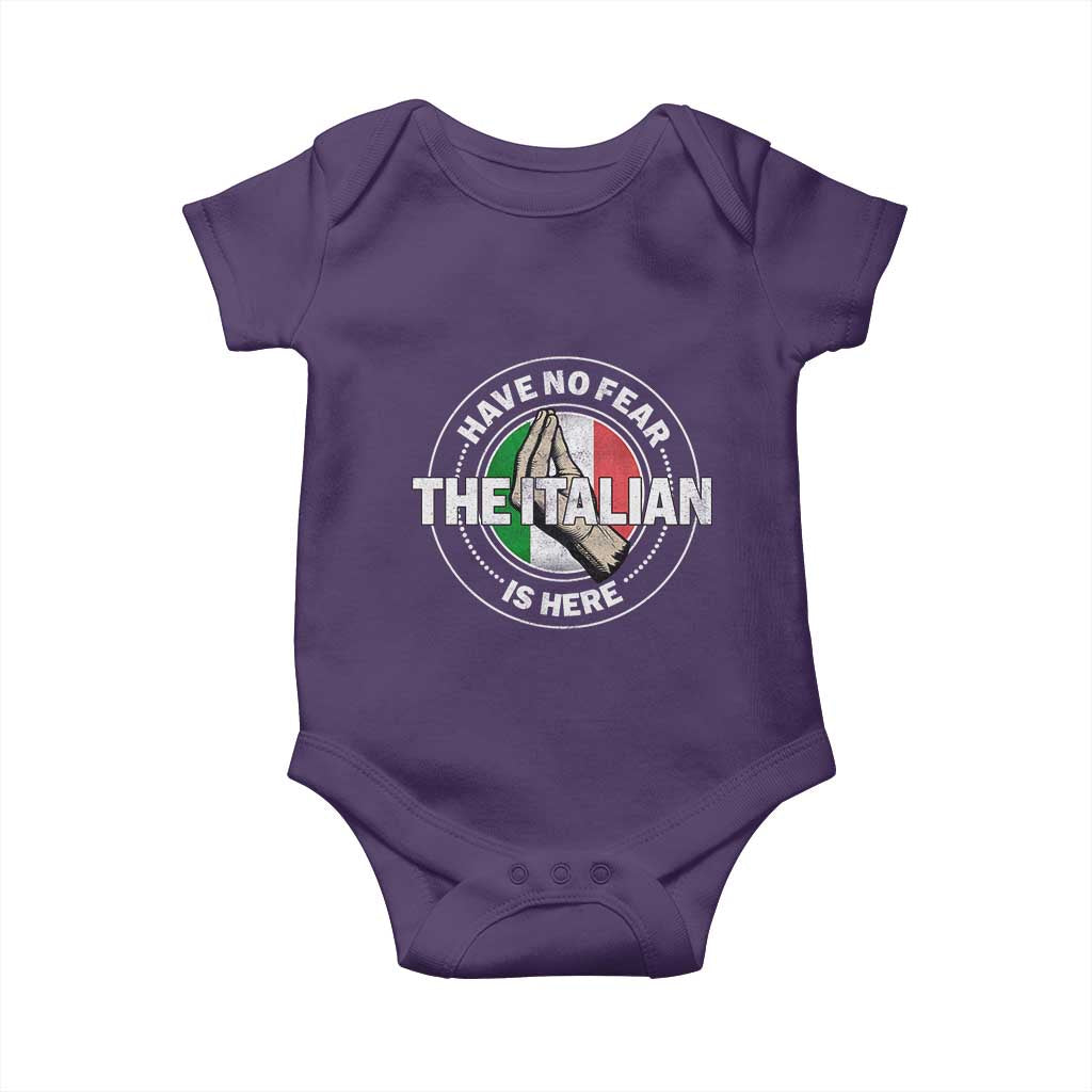 Funny Have No Fear The Italian Is Here Baby Onesie Che Vuoi - Wonder Print Shop