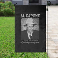 Al Capone Garden Flag I Am Just A Businessman American Gangster Mafia - Wonder Print Shop