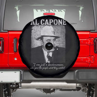 Al Capone Spare Tire Cover I Am Just A Businessman American Gangster Mafia - Wonder Print Shop