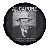 Al Capone Spare Tire Cover I Am Just A Businessman American Gangster Mafia - Wonder Print Shop