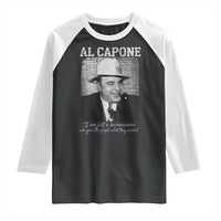 Al Capone Raglan Shirt I Am Just A Businessman American Gangster Mafia - Wonder Print Shop