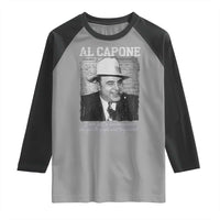 Al Capone Raglan Shirt I Am Just A Businessman American Gangster Mafia - Wonder Print Shop