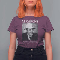 Al Capone T Shirt For Women I Am Just A Businessman American Gangster Mafia - Wonder Print Shop