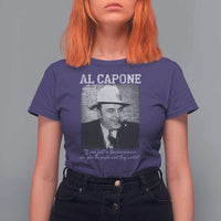 Al Capone T Shirt For Women I Am Just A Businessman American Gangster Mafia - Wonder Print Shop