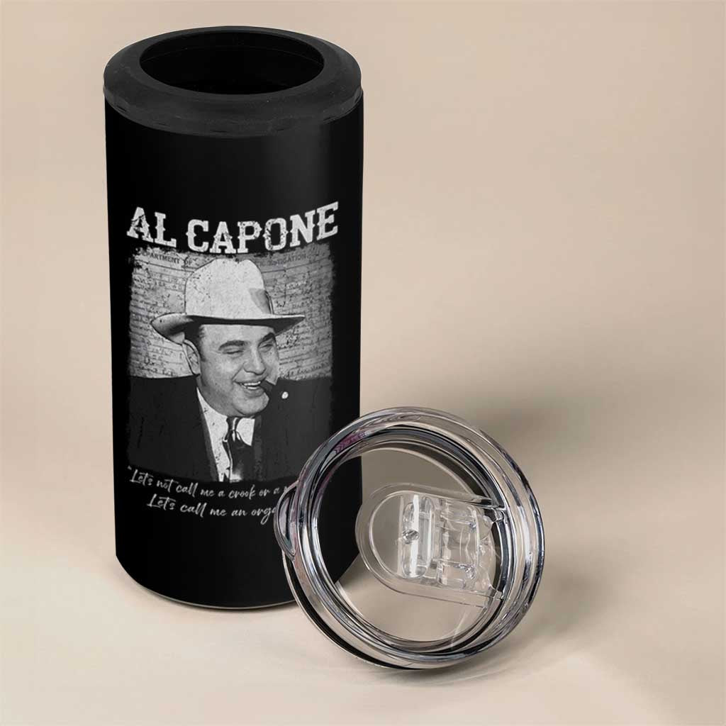 Al Capone 4 in 1 Can Cooler Tumbler Lets Call Me An Organizer American Gangster Mafia - Wonder Print Shop