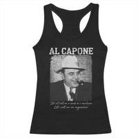 Al Capone Racerback Tank Top Lets Call Me An Organizer American Gangster Mafia - Wonder Print Shop
