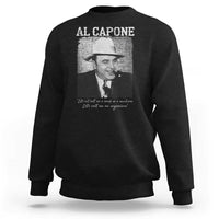 Al Capone Sweatshirt Lets Call Me An Organizer American Gangster Mafia - Wonder Print Shop