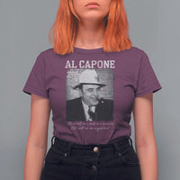 Al Capone T Shirt For Women Lets Call Me An Organizer American Gangster Mafia - Wonder Print Shop