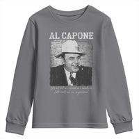 Al Capone Youth Sweatshirt Lets Call Me An Organizer American Gangster Mafia - Wonder Print Shop