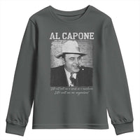 Al Capone Youth Sweatshirt Lets Call Me An Organizer American Gangster Mafia - Wonder Print Shop