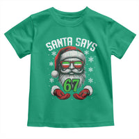 Funny Christmas Santa Says 67 Toddler T Shirt Six Seven Meme Gen Alpha Xmas Gag Gift - Wonder Print Shop