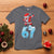 Funny 67 Christmas T Shirt Six Seven Dabbing Santa Meme Gen Alpha Slang - Wonder Print Shop