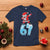 Funny 67 Christmas T Shirt Six Seven Dabbing Santa Meme Gen Alpha Slang - Wonder Print Shop