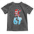 Funny 67 Christmas Toddler T Shirt Six Seven Dabbing Santa Meme Gen Alpha Slang - Wonder Print Shop