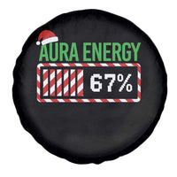 Funny Aura Energy 67 Christmas Spare Tire Cover Aura Farming Six Seven Meme Gen Alpha Slang - Wonder Print Shop