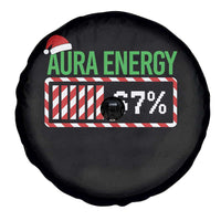 Funny Aura Energy 67 Christmas Spare Tire Cover Aura Farming Six Seven Meme Gen Alpha Slang - Wonder Print Shop