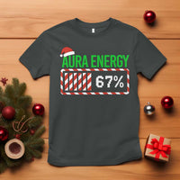 Funny Aura Energy 67 Christmas T Shirt Aura Farming Six Seven Meme Gen Alpha Slang - Wonder Print Shop