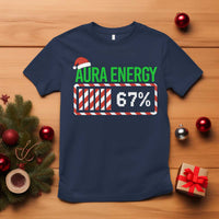 Funny Aura Energy 67 Christmas T Shirt Aura Farming Six Seven Meme Gen Alpha Slang - Wonder Print Shop