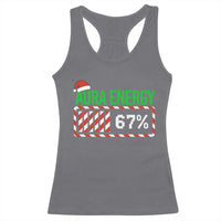 Funny Aura Energy 67 Christmas Racerback Tank Top Aura Farming Six Seven Meme Gen Alpha Slang - Wonder Print Shop