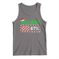 Funny Aura Energy 67 Christmas Tank Top Aura Farming Six Seven Meme Gen Alpha Slang - Wonder Print Shop