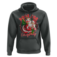 Funny Christmas Dog Owner Hoodie Dogs For Everybody Santa Sack Chihuahua