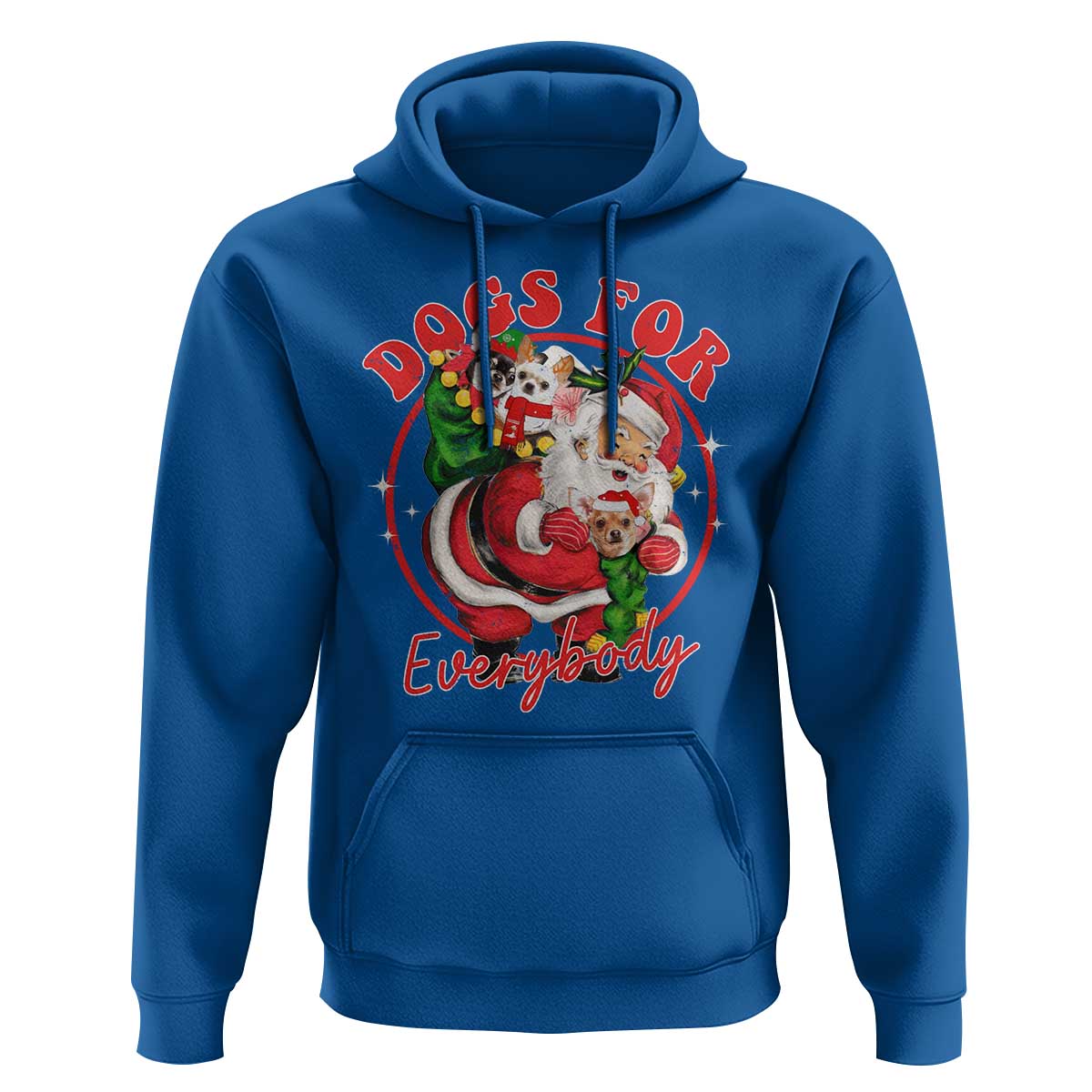 Funny Christmas Dog Owner Hoodie Dogs For Everybody Santa Sack Chihuahua