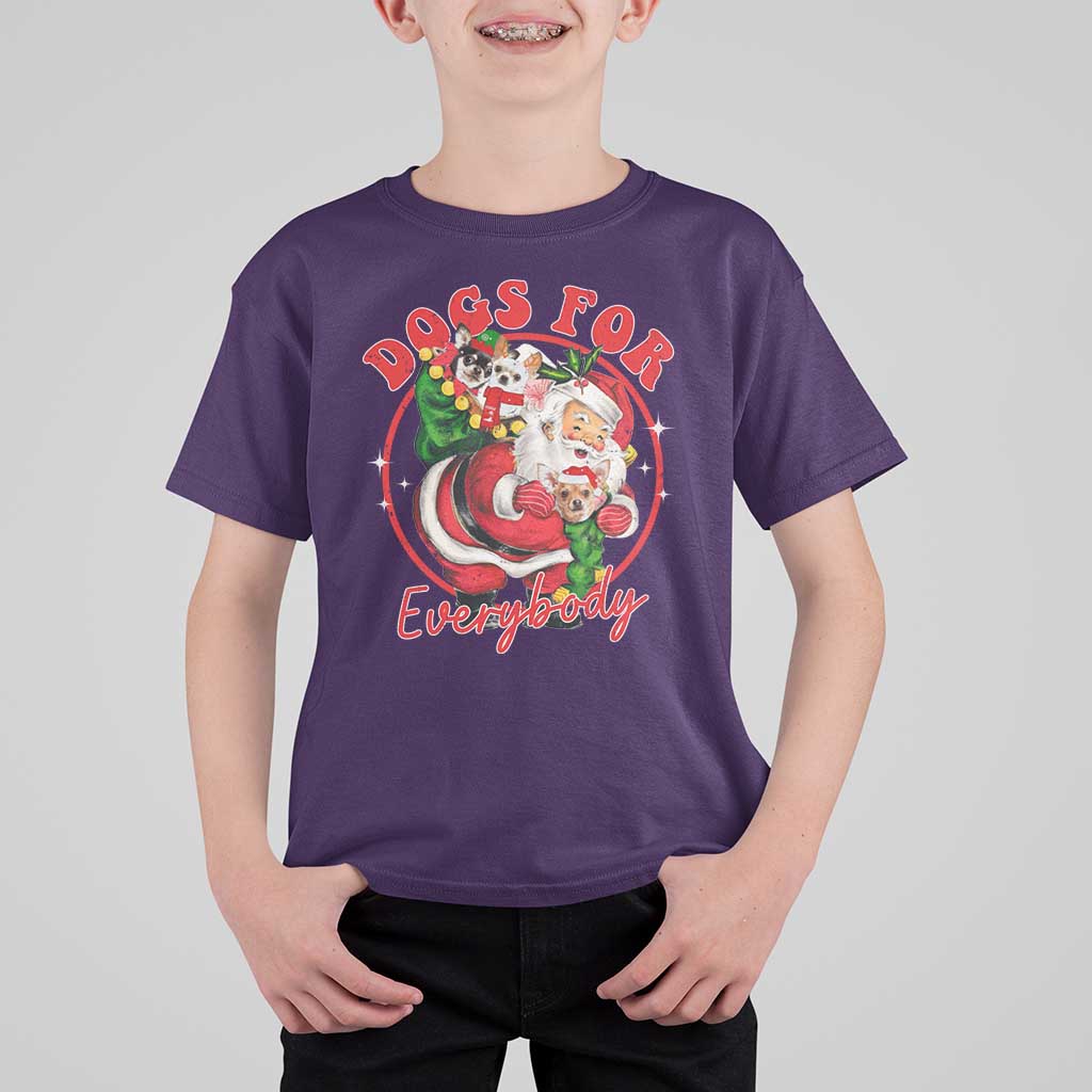 Funny Christmas Dog Owner T Shirt For Kid Dogs For Everybody Santa Sack Chihuahua - Wonder Print Shop