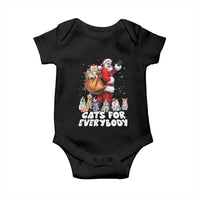 Funny Christmas Cat Baby Onesie Cats For Everybody Xmas Santa Pet